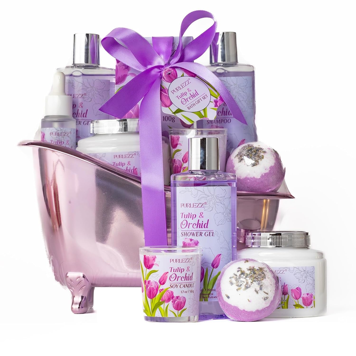 Spa Gift Basket for Women, Beauty & Personal Care Set - Birthday Gifts for Women Care Package Spa Gifts Set Thinking of You Gifts, Unique Gifts Idea for Mom Best Friend Sister Spa Self Care Kit