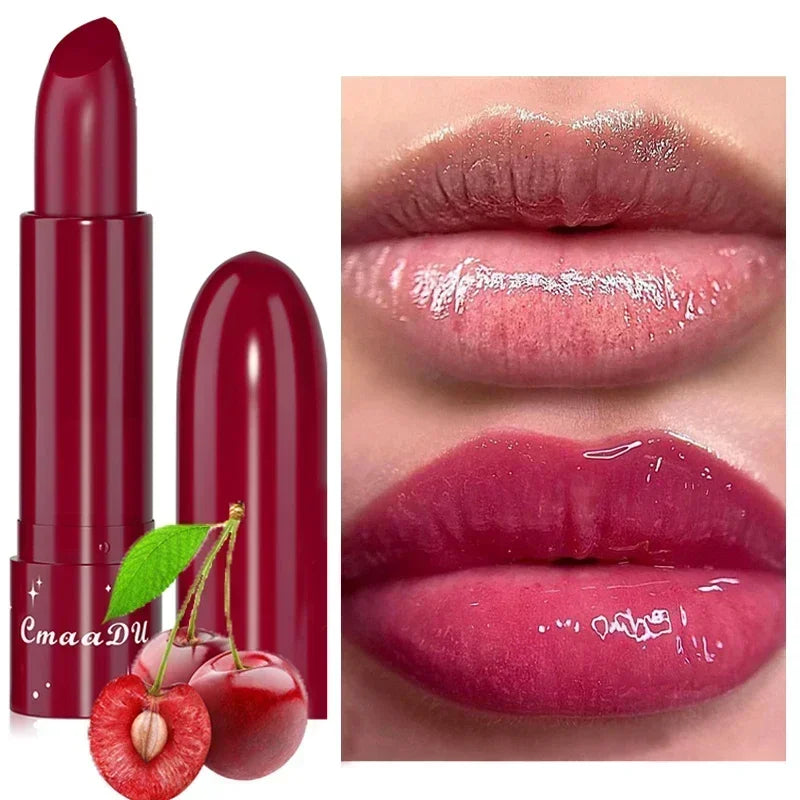 Crystal Jelly Fruit  Lasting Moisturizing Hydrating Anti-Drying Lipsticks Reducing Lip Lines Natural Lips Care Cosmetics